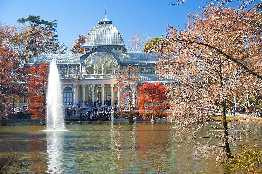 Palacio de Cristal, Parco del Buen Retiro, Madrid, Spain, Europe