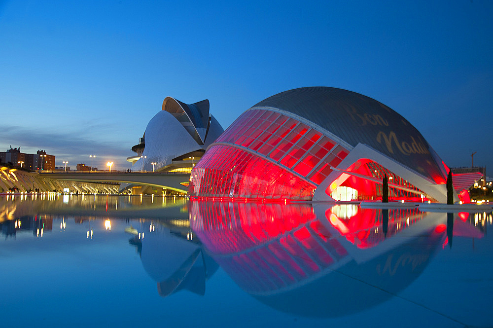 Palau de les arts Reina Sofia, Hemisferic, Ciutat de les Arts i les Ciències, Valencia, Spain, Europe