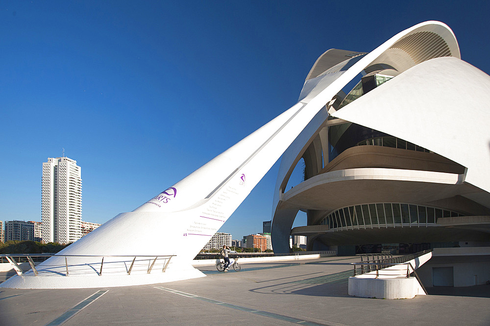 Palau de les arts Reina Sofia, Ciutat de les Arts i les Ciències, Valencia, Spain, Europe