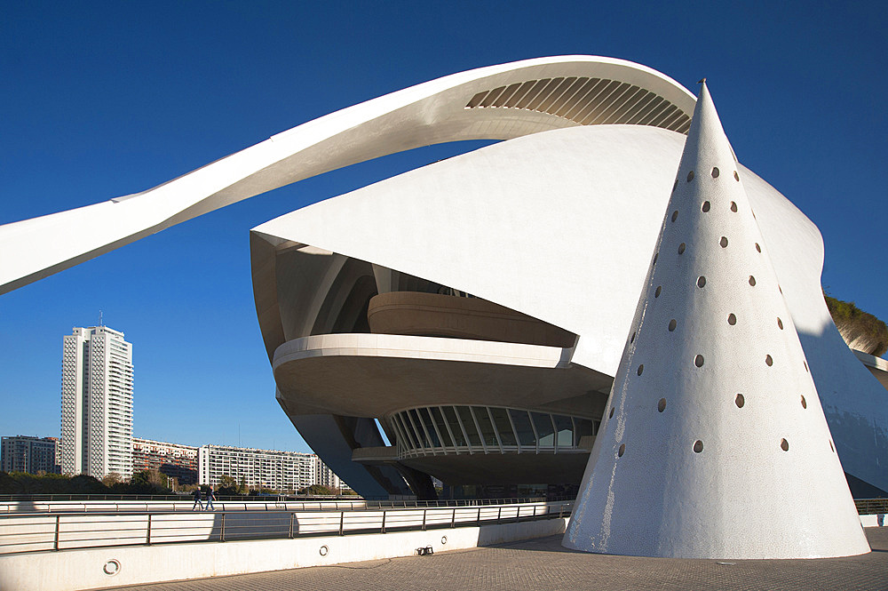 Palau de les arts Reina Sofia, Ciutat de les Arts i les Ciències, Valencia, Spain, Europe