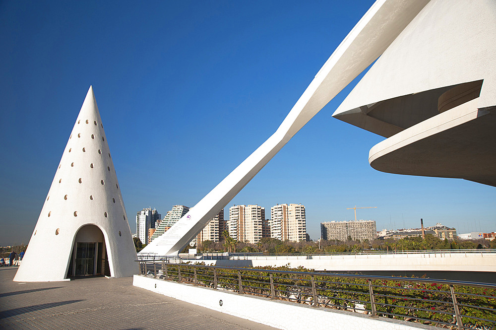 Palau de les arts Reina Sofia, Ciutat de les Arts i les Ciències, Valencia, Spain, Europe