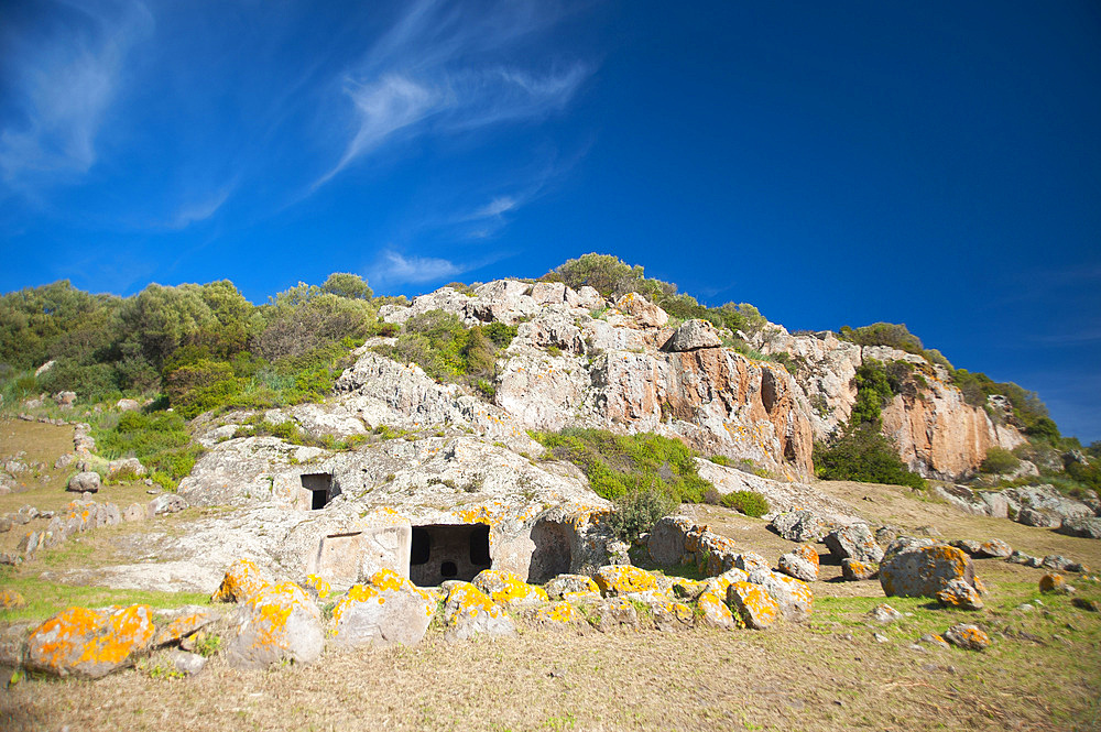 Necropolis Montessu, Villaperuccio, Sardinia, Italy, Europe