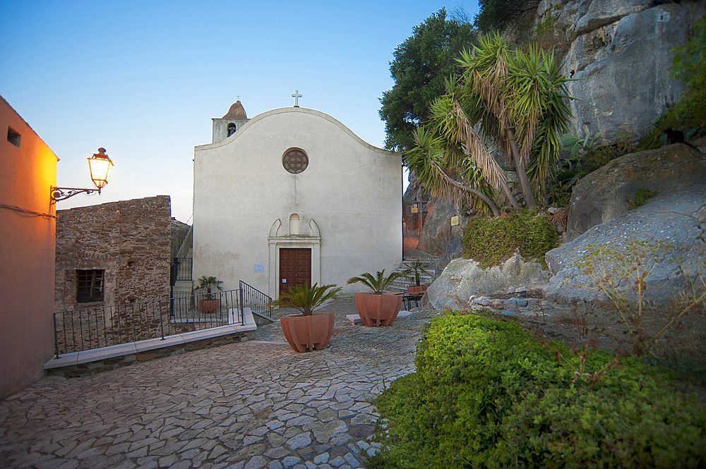 SantAntonio Abate Church, Castello della Fava, Posada, Sardinia, Italy, Europe