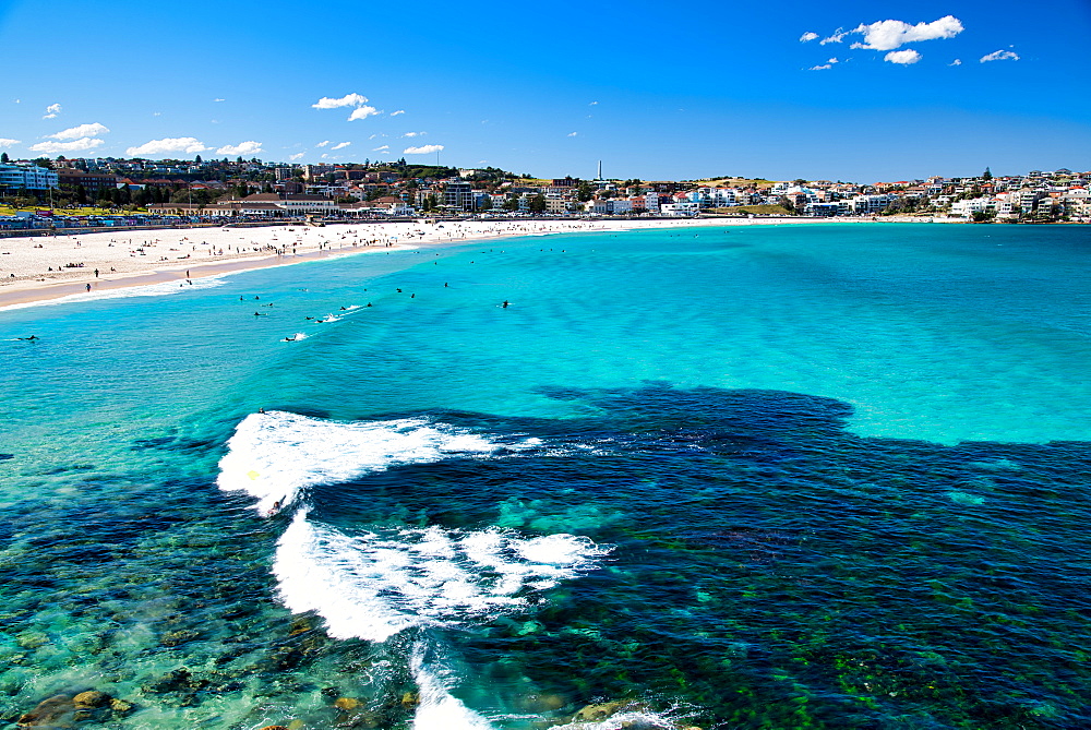 Bondi Beach coastline, Sydney - Australia.