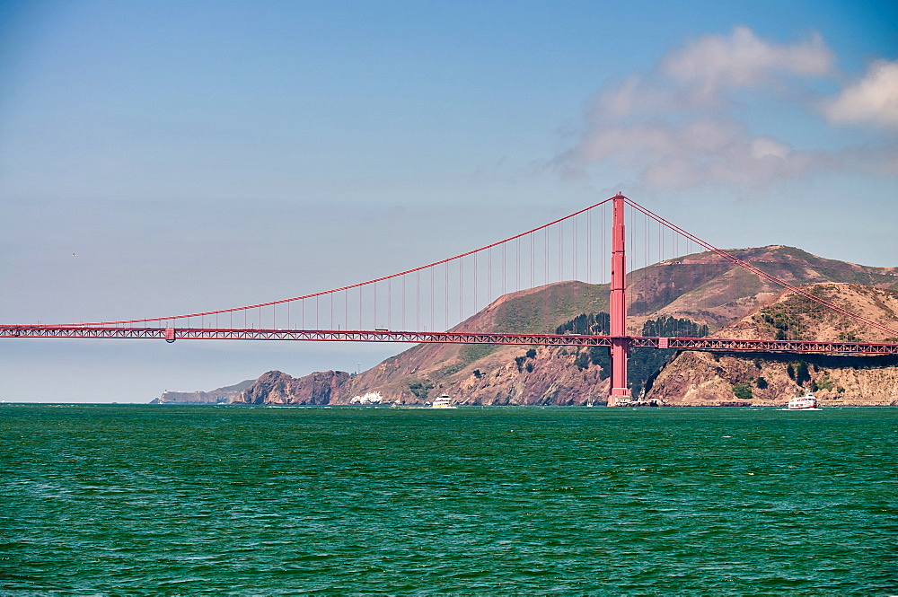 San Francisco. Golden Gate Bridge on a beautiful summer day.