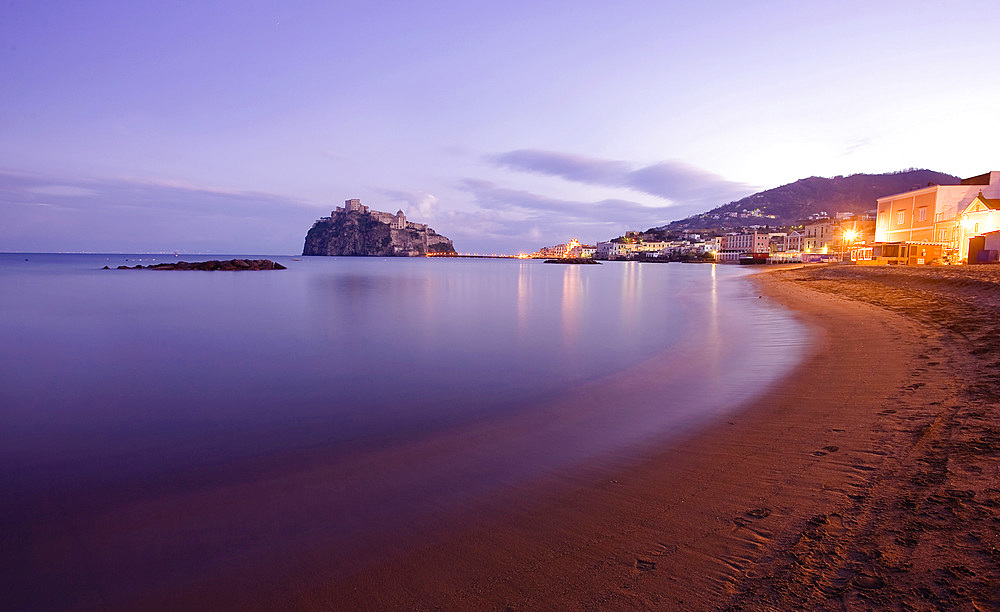 Aragonese castle, Ischia Ponte, Ischia island, Campania, Italy, Europe