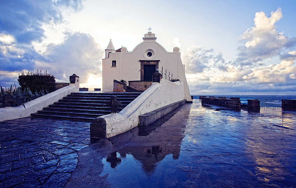 Soccorso church, Forio d'Ischia, Ischia island, Campania, Italy, Europe