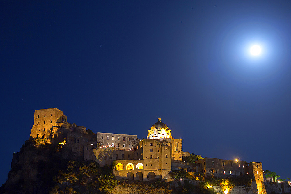 Aragonese Castle, Ischia Porto, Ischia island, Campania, Italy, Europe