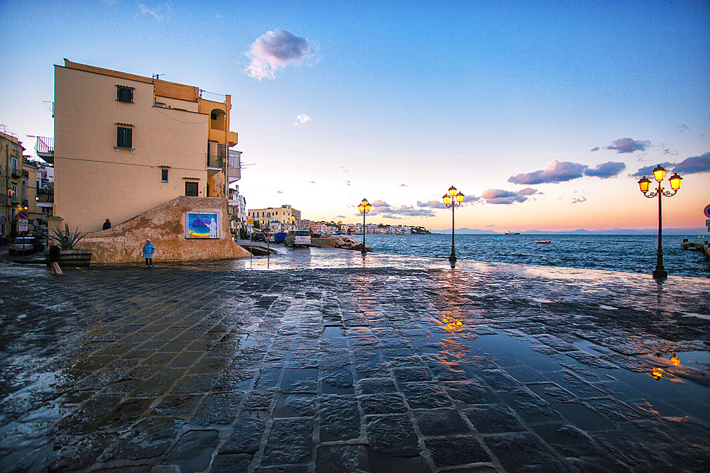 Piazzale Aragonese, Ischia island, Campania, Italy, Europe