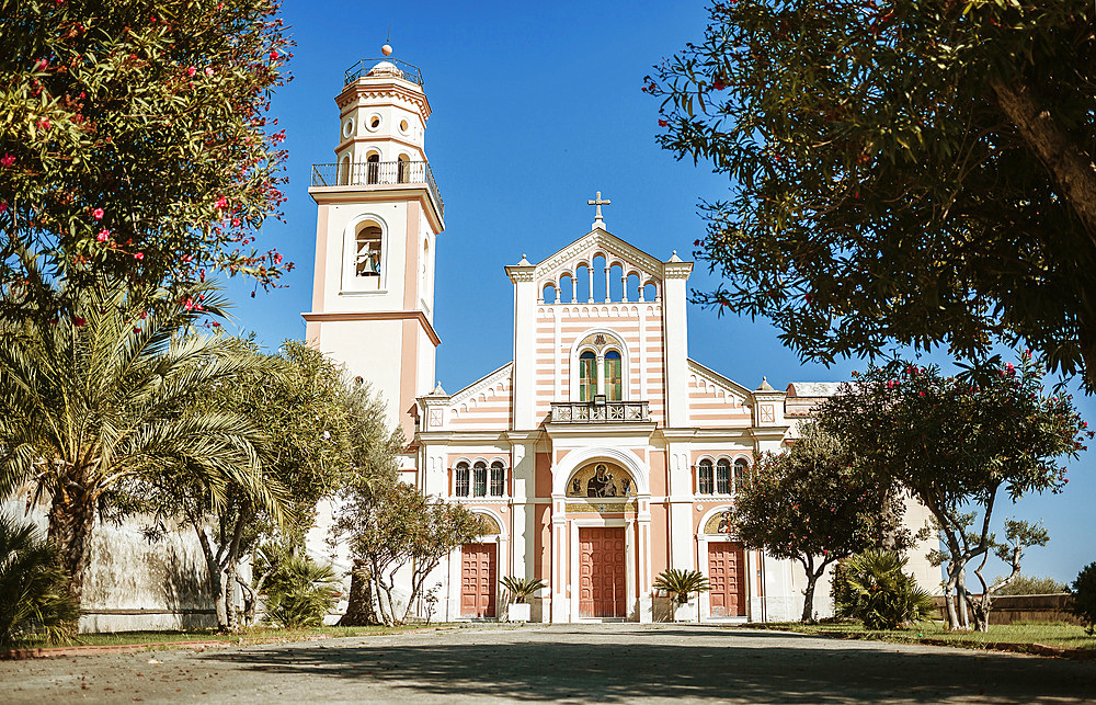 Chiesa di San Pancrazio Martire church, Conca dei Marini, Amalfi Coast, Campania, Italy, Europe