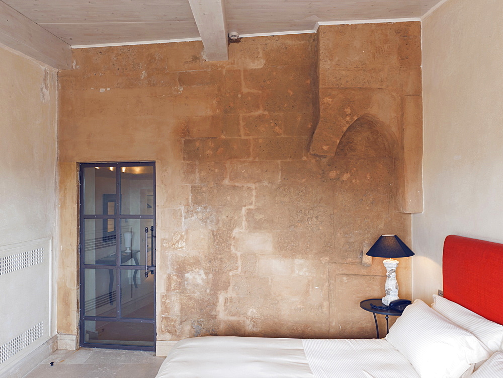 One of the rooms of Palazzo Gattini a luxury hotel located in Piazza del Duomo in Matera, Basilicata, Italy, Europe