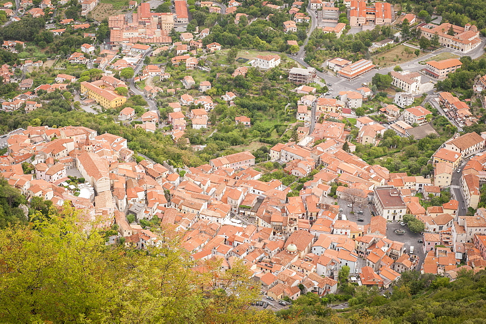 Aerial view of Maratea, Basilicata, Italy, Europe