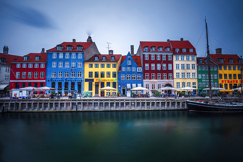 Harbor of Nyhavn, Copenhagen, Denmark, Nord Europe