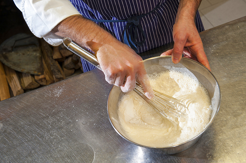 The preparation of excellent bread. Italy