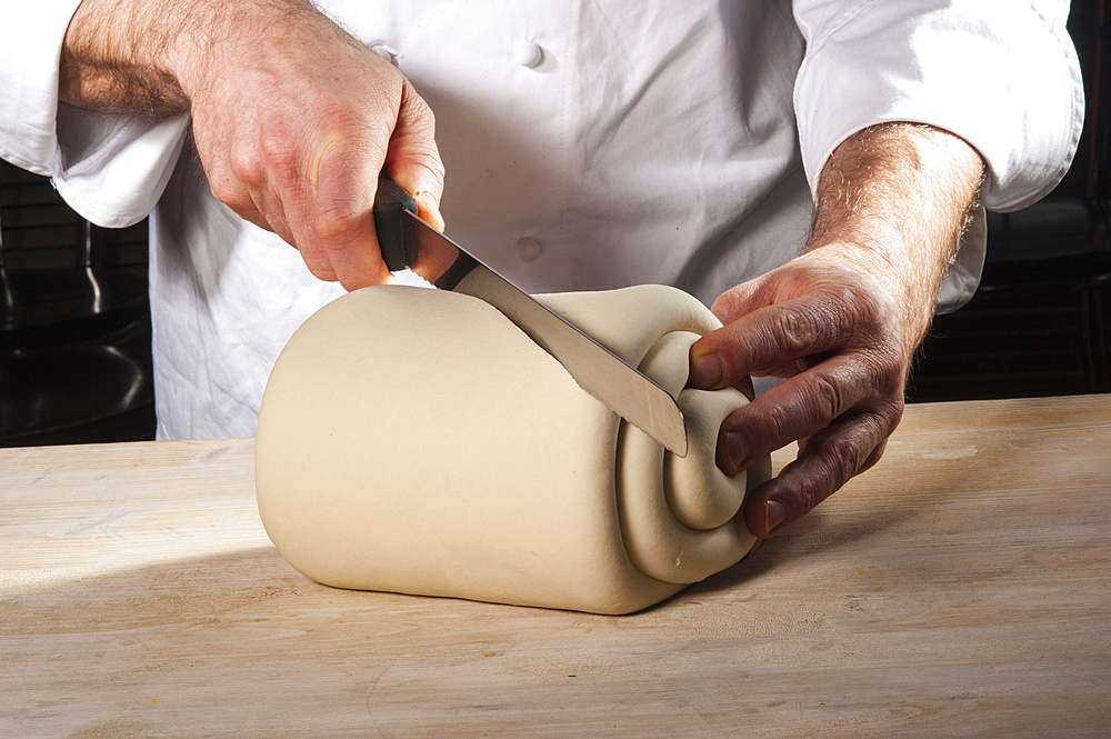 The preparation of excellent bread. Italy