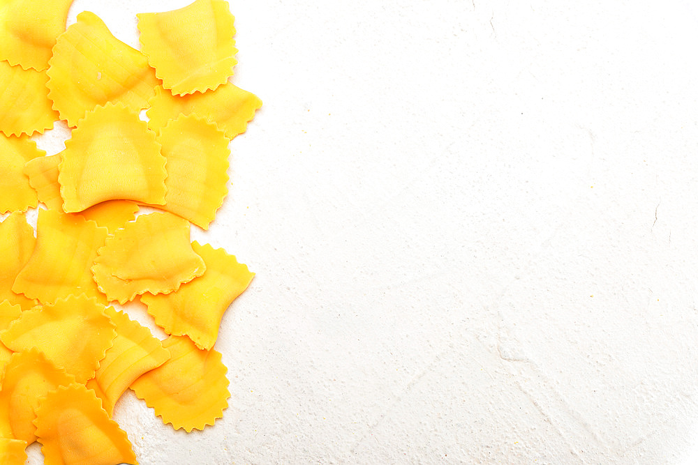 Handmade Tortelli fresh pasta, Italy