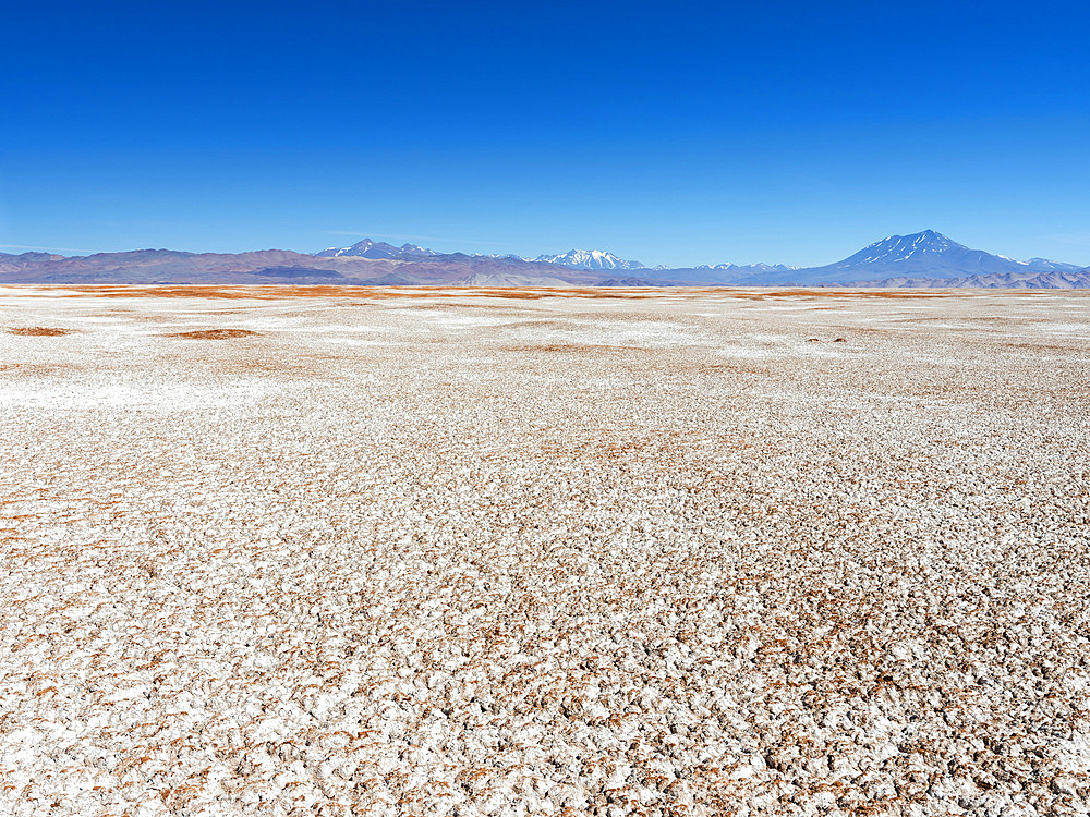 Salar de Arizaro, one of the largest salt flats in the world. The Altiplano near village Tolar Grande in Argentina close to the border to Chile. South America, Argentina