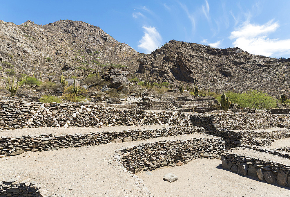 The ruins of Quilmes near Tucuman and Cafayate. Quilmes is considered as the biggest pre-columbian settlement in Argentina. South America, Argentina, November