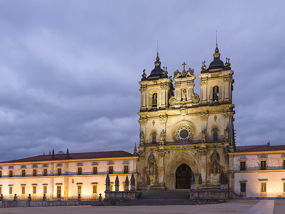 The monastery of Alcobaca, Mosteiro de Santa Maria de Alcobaca, listed as UNESCO world heritage site. Europe, Southern Europe, Portugal