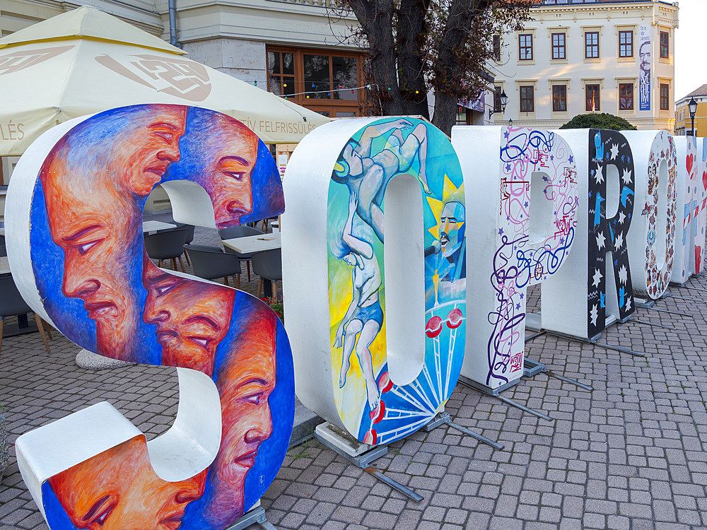 Sopron in Transdanubia in the west of Hungary close to the border with Austria. Europe, Eastern Europe, Hungary