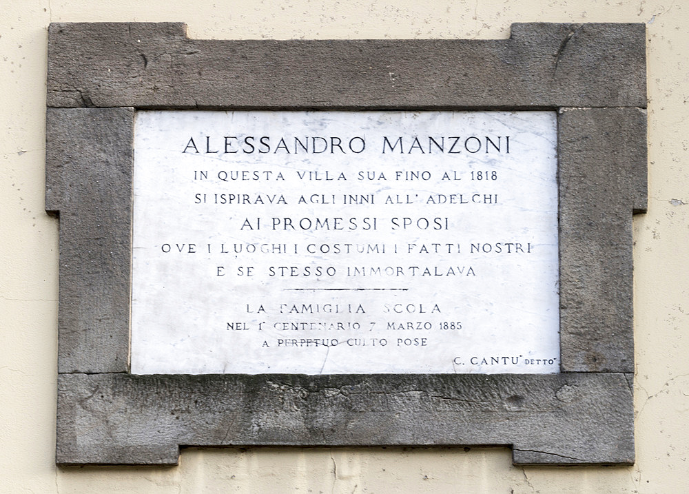 Villa Manzoni Museum, Lecco, Como Lake, Lombardy, Italy, Europe