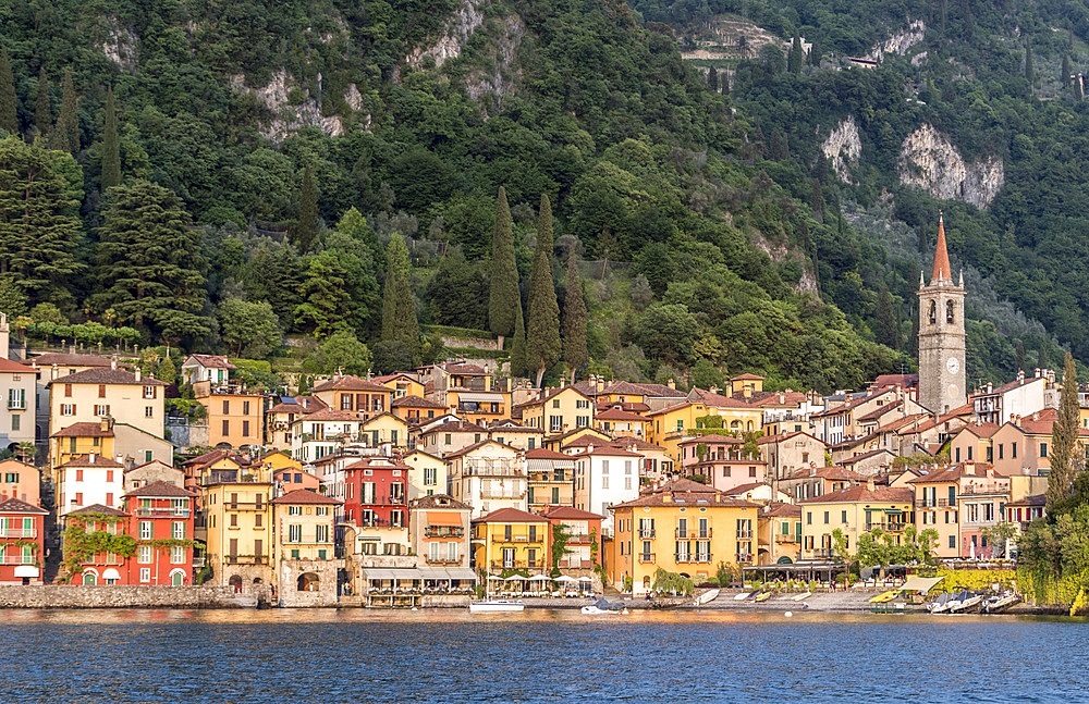 Varenna view from the lake, Como Lake, Lombardy, Italy, Europe