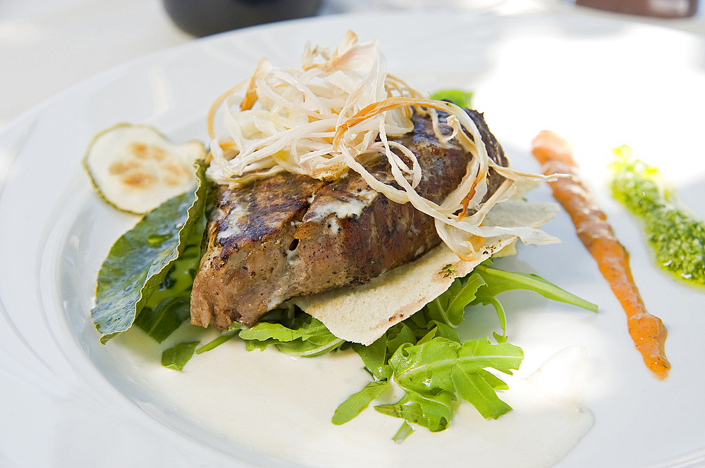 Tenderloin, Beef, Tancau Restaurant, Lotzorai, Ogliastra, Sardinia, Italy