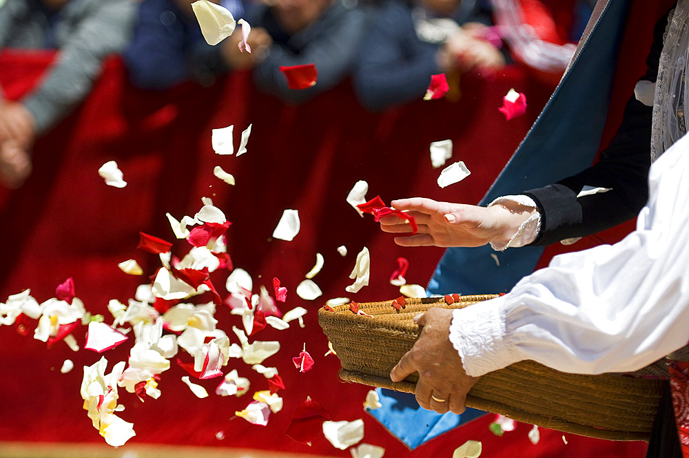 Cagliari, Ramadura, Sant'Efisio traditional event, the most important religious feast in Sardinia, Italy, Europe