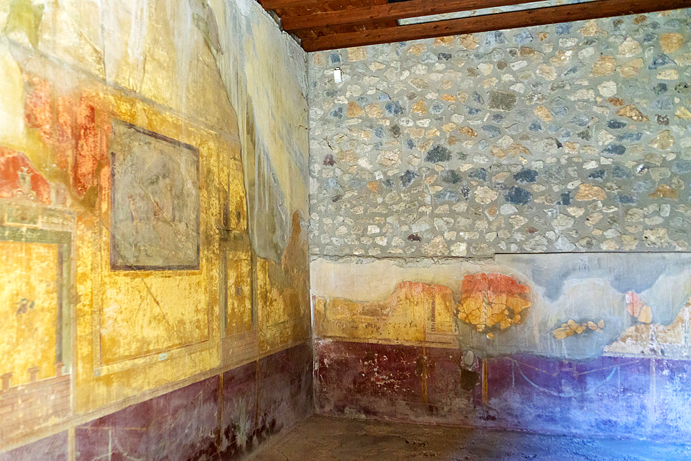 Pompeii, Archaeological Site, UNESCO World Heritage, Frescoes, Campania, Italy, Europe