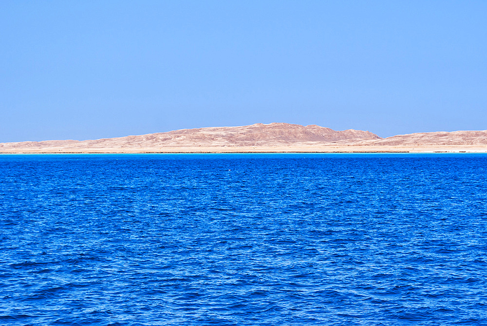 Seascape, Red Sea, View from Beach Mahmya Island, Hurgada, Egypt