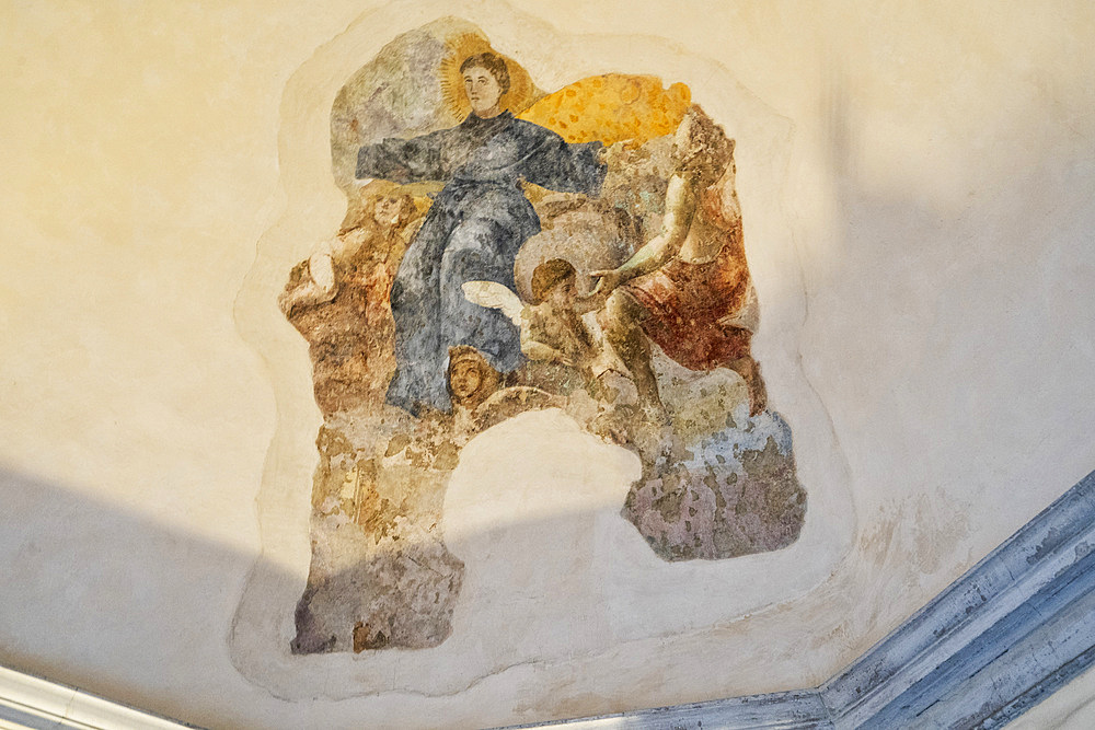 Corso díAugusto course, Temple of Sant'Antonio, Fresco, Rimini, Emilia Romagna, Italy, Europe