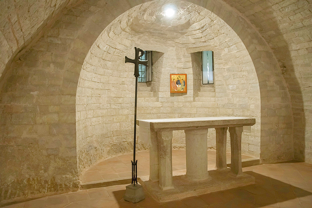 Camaldolese Monastery of Santa Croce di Fonte Avellana, Serra Sant'Abbondio, Marche, Italy, Europe