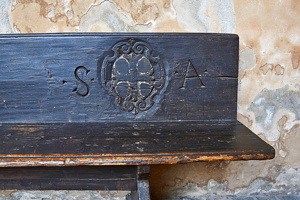 Detail, Cloister of Sant'Antonio da Padova church, Padua, Veneto, Italy, Europe