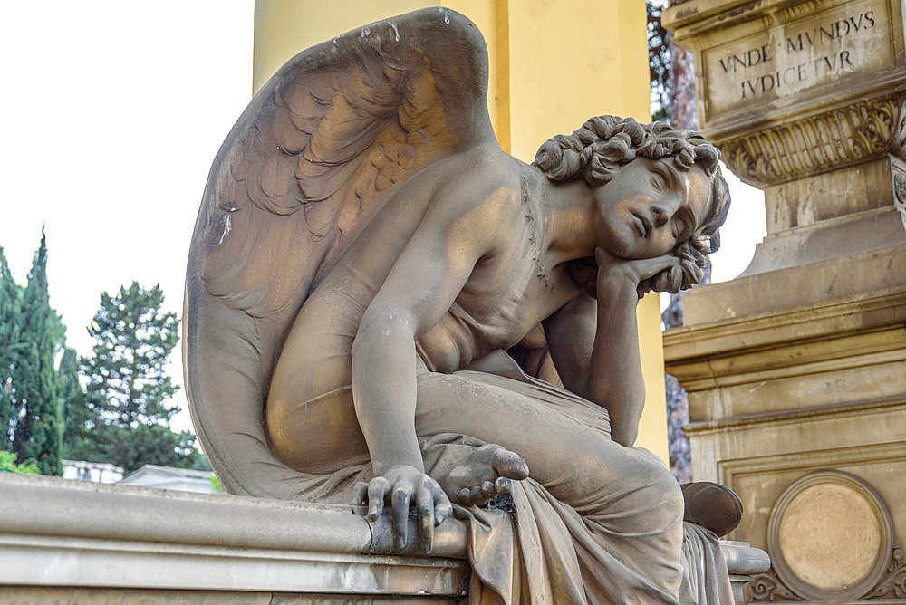 Verano Monumental Cemetery, Tiburtino district, European Cemeteries Route, Rome, Lazio, Italy, Europe