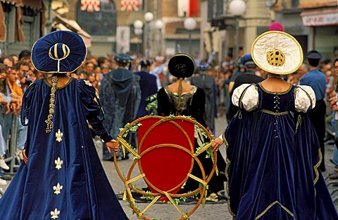 Procession, Palio di Asti, Asti, Piemonte, Italy 