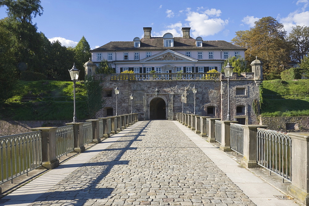 The Schloss in the Spa Town of Bad Pyrmont, Lower Saxony, Germany, Europe