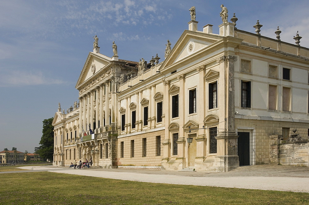 The 18th century Baroque Villa Pisani at Stra, Riviera du Brenta, Venice, Veneto, Italy, Europe