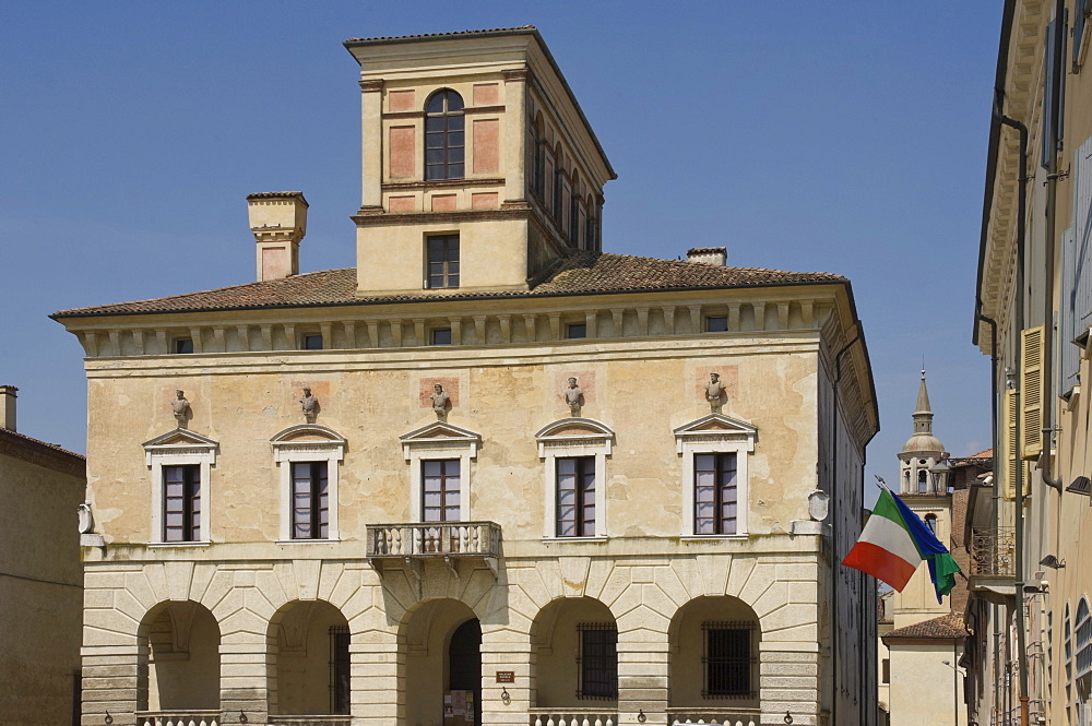 The Palazzo Ducale, Sabbioneta, Lombardy, Italy, Europe