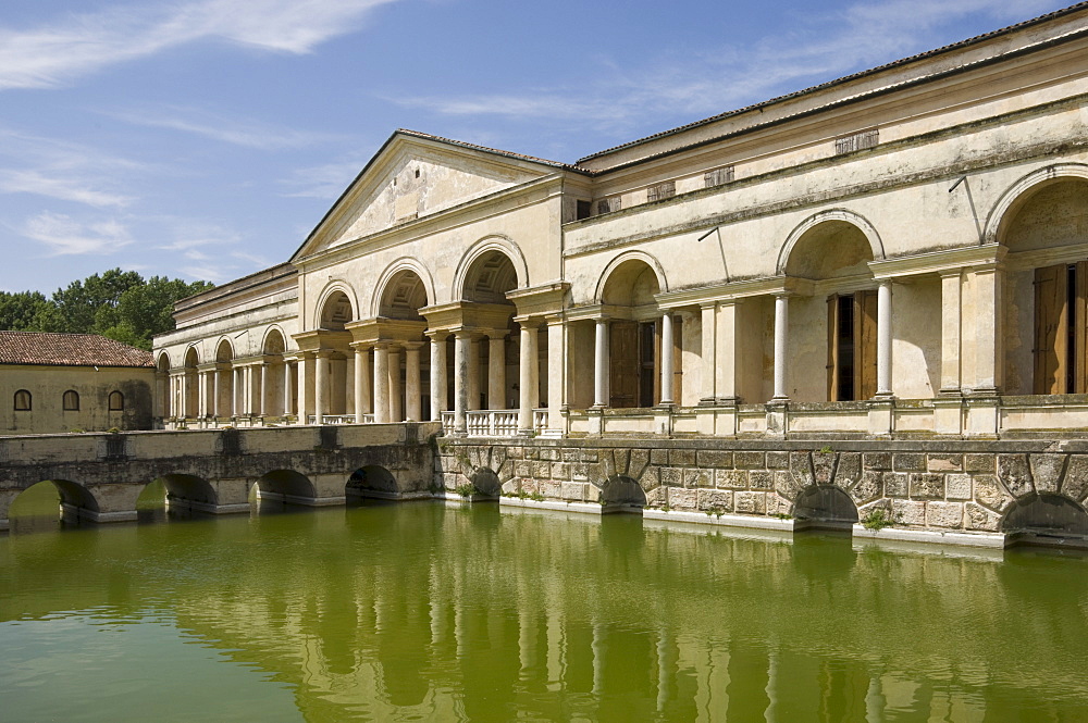 The 16th century Palazzo Te, designed by Giulio Romano a pupil of Raphael, Mantova, Lombardy, Italy, Europe