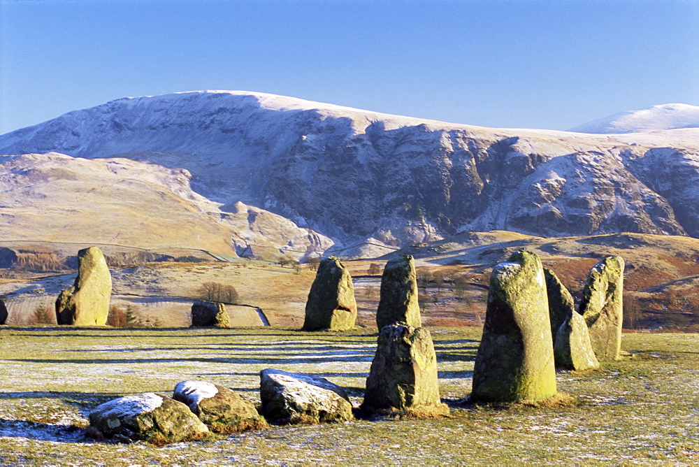 Castelrigg Stone Circle, near Keswick, Cumbria, England, United Kingdom, Europe