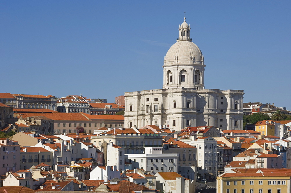 The National Pantheon (Igreja de Santa Engracia), Alfama District, Lisbon, Portugal, Europe 