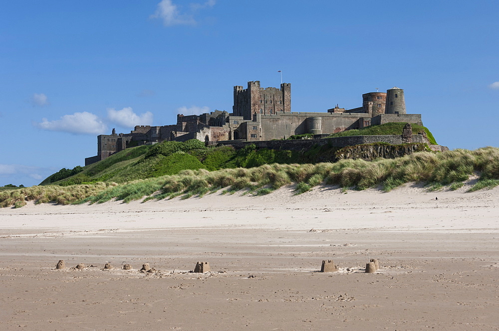 Bamburgh Castle, Bamburgh, Northumberland, England, United Kingdom, Europe