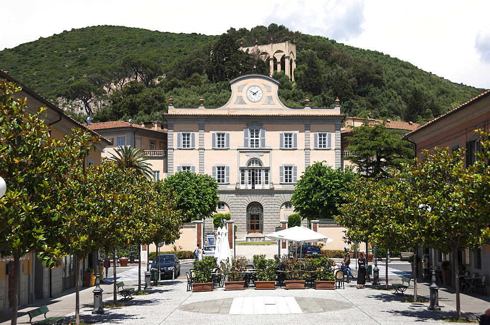 The Thermal Spring building, S. Siuliano Terme, Tuscany, Italy, Europe