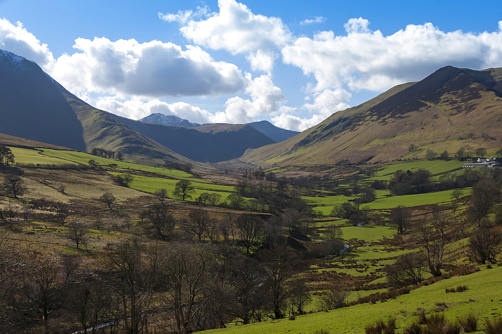 Newlands Valley, above Portinscale, Keswick, Northern Lakes, Lake District National Park, Cumbria, England, United Kingdom, Europe