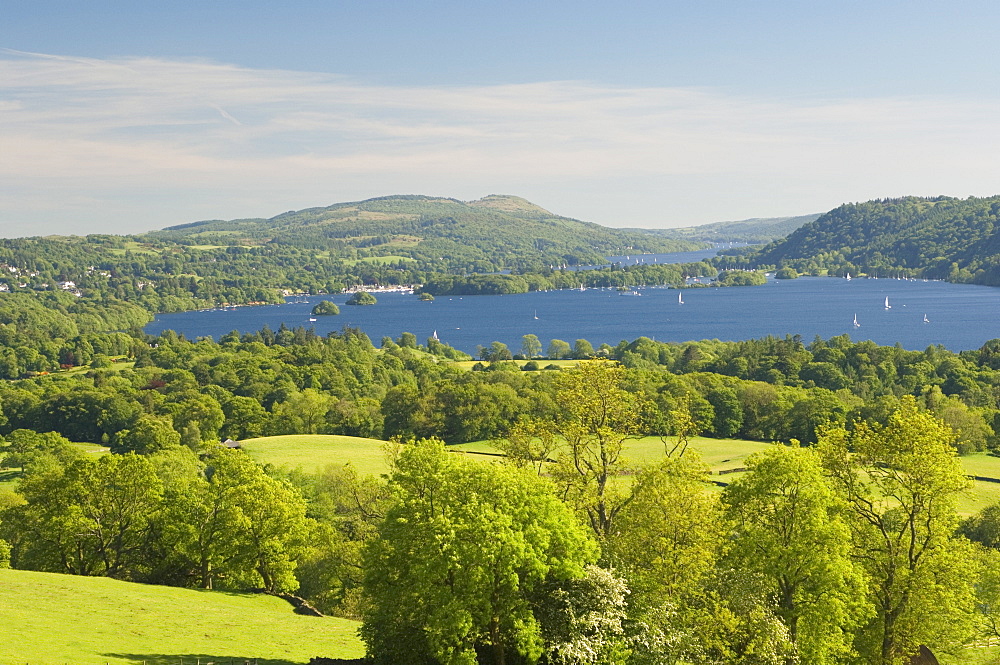 Lake Windermere, Lake District National Park, Cumbria, England, United Kingdom, Europe