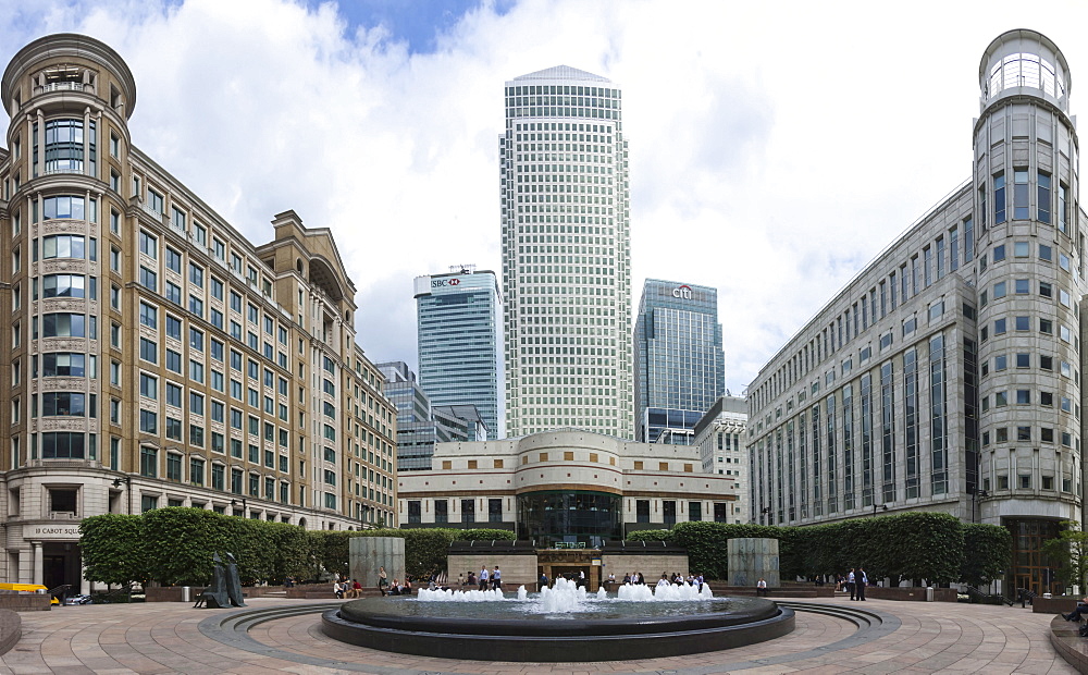 Cabot Square, Canary Wharf, Docklands, London, England, United Kingdom, Europe