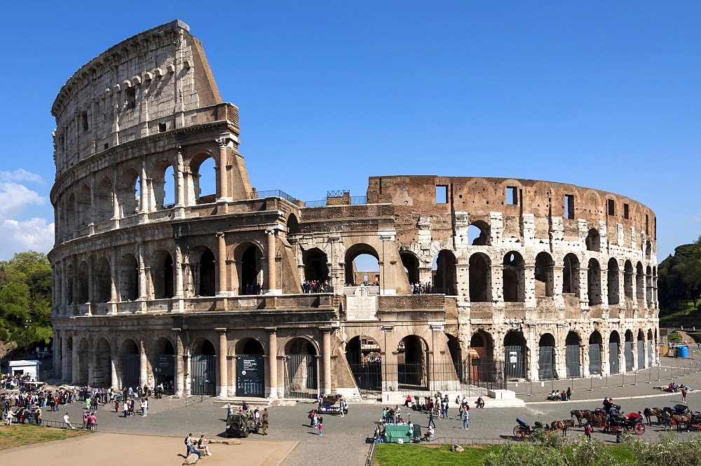 Colosseum, Ancient Roman Forum, UNESCO World Heritage Site, Rome, Lazio, Italy, Europe