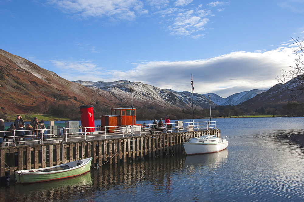 Glenridding Boat Landing, Lake Ullswater, Lake District National Park, Cumbria, England, United Kingdom, Europe