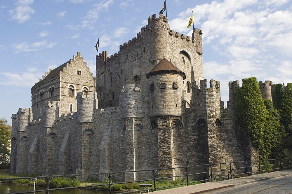 The Castle, Gravensteen, Ghent, Belgium, Europe