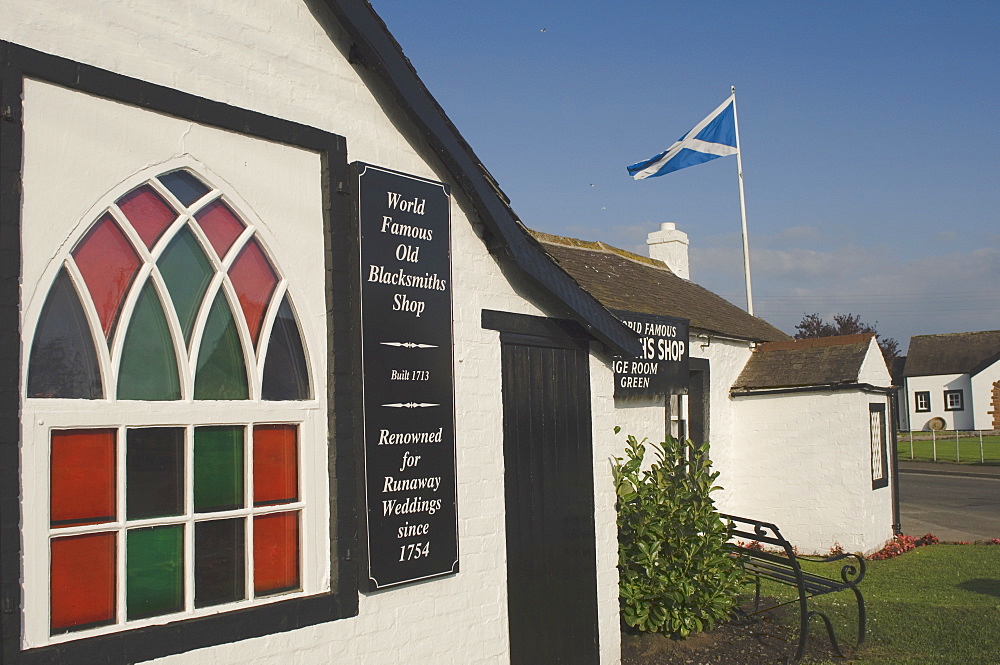 Old Blacksmiths Shop Wedding Room, Gretna Green, Dumfries, Scotland, United Kingdom, Europe